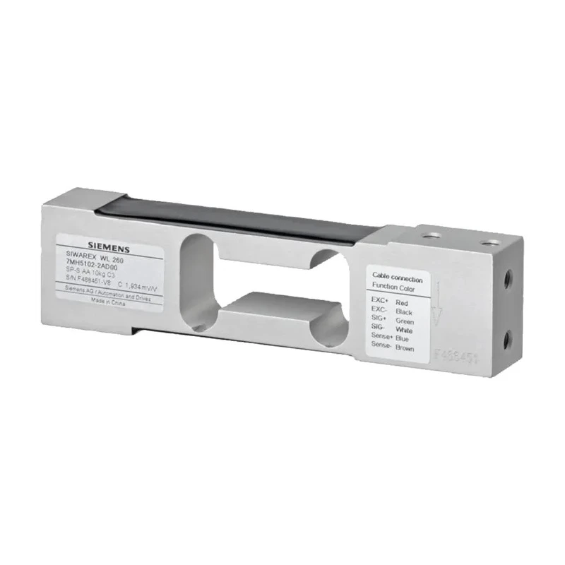 Siemens SIWAREX WL Series Single Point Load Cell, Compression Force 5 kg, 409Ω Gauge Resistance, Aluminium 7MH5102-1PD00