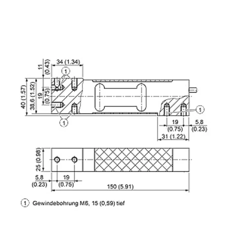 Siemens SIWAREX WL Series Single Point Load Cell, Compression Force 5 kg, 409Ω Gauge Resistance, Aluminium 7MH5102-1PD00