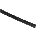 HellermannTyton Expandable Braided Polyethylene Terephthalate Cable Sleeve Black 5m Length 3-9 mm 170-10500 HEGP05-PET-BK
