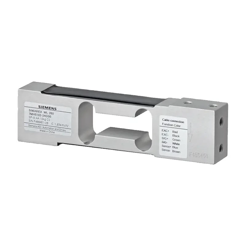 Siemens SIWAREX WL Series Single Point Load Cell, 10 kg Capacity, Compression Force Measurement, Aluminium 7MH5102-2AD00