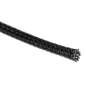 HellermannTyton Expandable Braided Polyethylene Terephthalate Black Cable Sleeve 5m Length 7 mm 170-10400 HEGP04-PET-BK