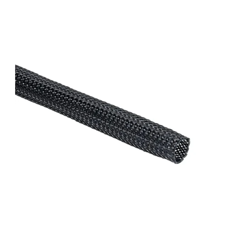 HellermannTyton Expandable Braided Polyethylene Terephthalate Black Cable Sleeve 5m Length 7 mm 170-10400 HEGP04-PET-BK