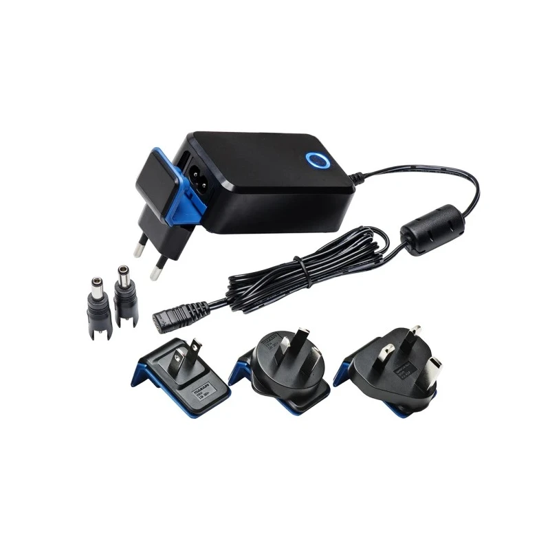 Mascot Interchangeable AC/DC Adapter Australia, FR, UK, US 5V DC Output 2.4A 12W Power 90-264VAC Input 3823000040