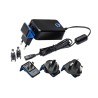 Mascot Interchangeable AC/DC Adapter Australia, FR, UK, US 5V DC Output 2.4A 12W Power 90-264VAC Input 3823000040