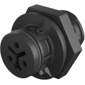 Wieland RST 08i2/3 Series Panel Mount Circular Connector Male Screw 2-Pole 8A IP68 IP66 IP69 41.021.4043.1