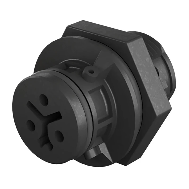 Wieland RST 08i2/3 Series Panel Mount Circular Connector Male Screw 2-Pole 8A IP68 IP66 IP69 41.021.4043.1