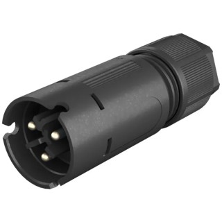 Wieland Lighting Connector Circular Cable Male Screw 2-Pole 8A 250/400V IP69 IP68 IP66 41.022.3043.1