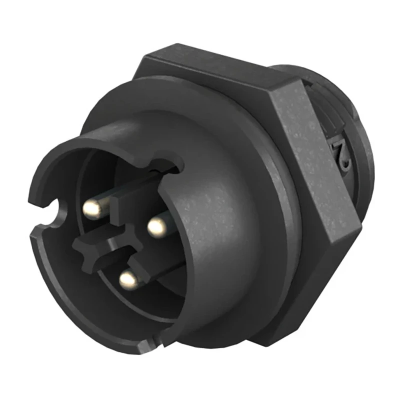 Wieland RST 08i2/3 Series Panel Mount Circular Connector Male Screw, 3-Pole, 8A, 3-Way, IP69, IP68, IP66 41.032.4041.8