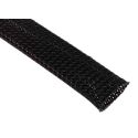 HellermannTyton Expandable Braided Polyethylene Terephthalate Black Cable Sleeve 5m Length 14-26mm 170-12000 HEGP20-PET-BK