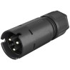 Wieland RST 08i2/3 Series Cable Circular Connector Male Screw 2-Pole 8A IP69 IP68 IP66 41.022.3043.1