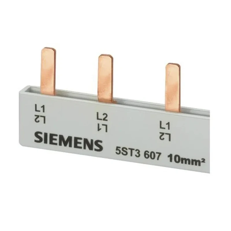 Siemens Copper SENTRON Busbar 2 Phase, 80A Current Rating, 18 mm Pitch 5ST3637