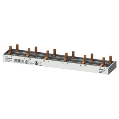 Siemens Copper SENTRON 3 Phase Busbar, Rated Operational Voltage 230 V, 35.2 mm Pitch 5ST3675-0