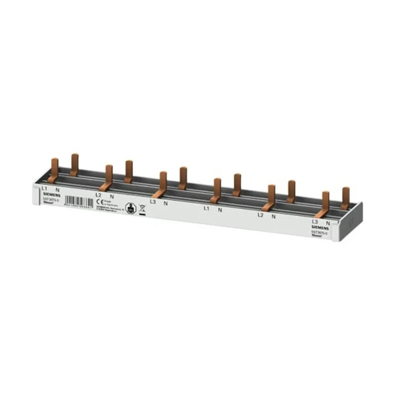 Siemens Copper SENTRON 3 Phase Busbar, Rated Operational Voltage 230 V, 35.2 mm Pitch 5ST3675-0