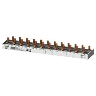 Siemens Copper SENTRON 3 Phase Busbar, 230 V, 63A, Pitch 8.6 mm, Model 5ST3673-0
