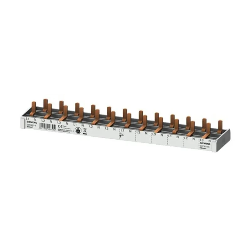 Siemens Copper SENTRON 3 Phase Busbar, 230 V, 63A, Pitch 8.6 mm, Model 5ST3673-0
