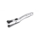 GearWrench 1/4 in Ratchet Socket Wrench with Ratchet Handle, Alloy Steel, Chrome Full Polish, 6in Overall 81025