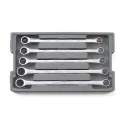 GearWrench 5-Piece 72-Tooth 12 Point XL GearBox Double Box Ratcheting Metric Spanner Set, 20-25 mm, Alloy Steel 85987