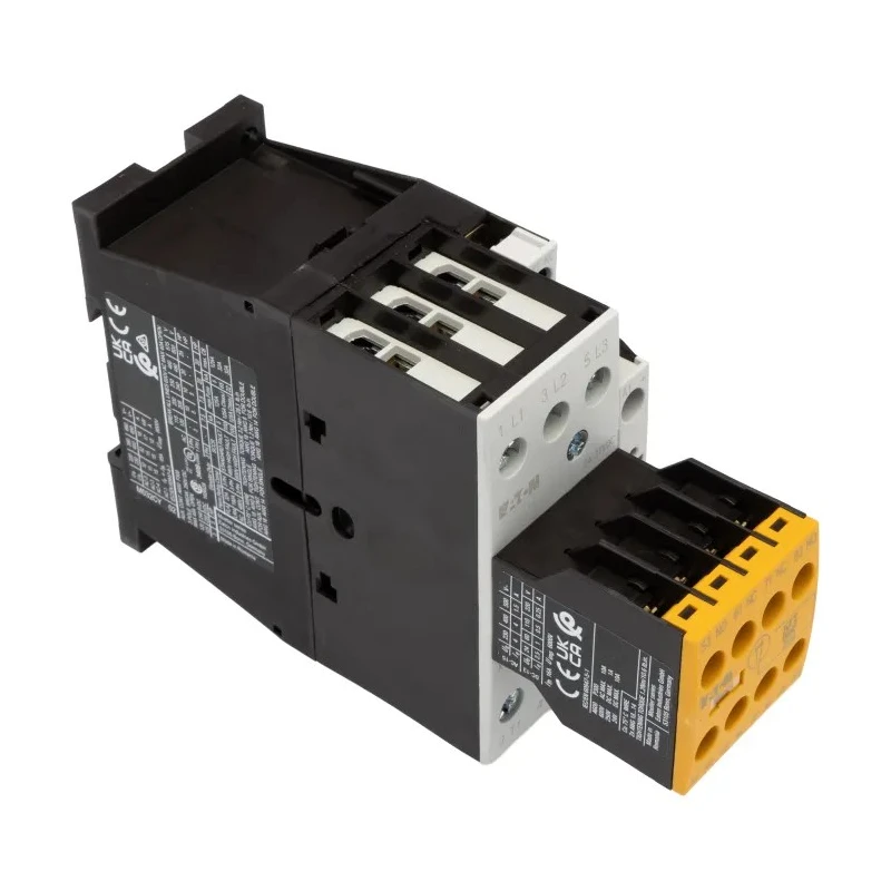 Eaton 3-Pole Safety Contactor 32A 15 kW 400V AC Coil 24-27V DC 191712 DILMS32-23(RDC24)