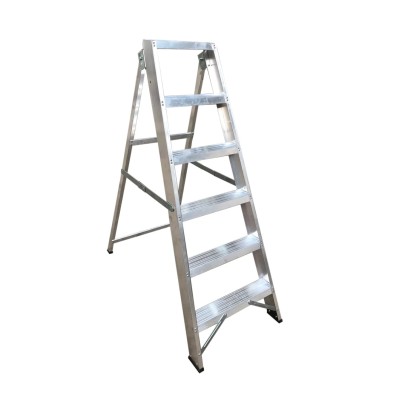 RS PRO Aluminium 6 Steps Step Ladder 1.26 m Open Length 187-4991