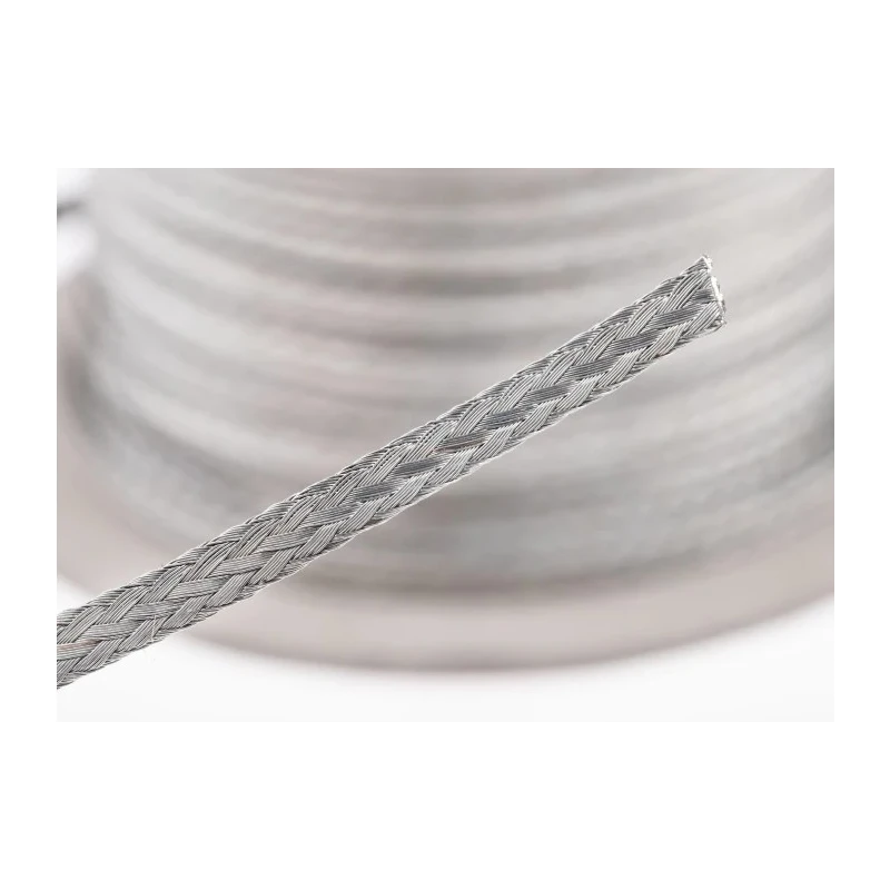 RS PRO Braided Wire, 1.7 mm² CSA 4 x 0.8 mm Tin Copper Wire 25 m Length BS4109 358-012