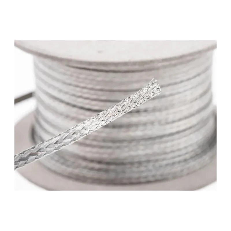 RS PRO Braided Wire, 1.7 mm² CSA 4 x 0.8 mm Tin Copper Wire 25 m Length BS4109 358-012