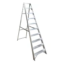 RS PRO Aluminium 10 Steps Step Ladder 2.17m Open Length 187-4993