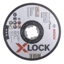 Bosch X Lock Silicon Carbide Abrasive Cutting Disc, 125 mm Diameter x 1 mm Thickness, Very Fine Grade, 25 Grit 2608619262