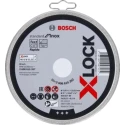 Bosch X Lock Silicon Carbide Abrasive Cutting Disc, 125 mm Diameter x 1 mm Thickness, Very Fine Grade, 25 Grit 2608619262