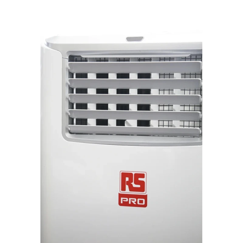 RS PRO 13000 Btu/h Portable Air Conditioning Unit 220-240V AC 1380W R290 Refrigerant 430m³/h Air Flow 3 Fan Speeds 187-5320