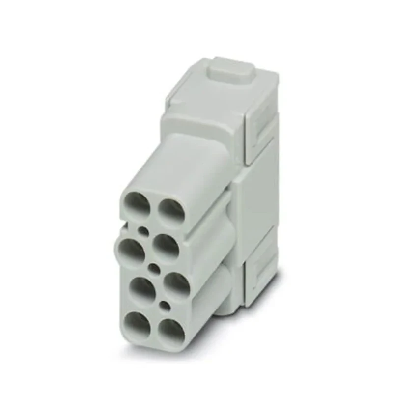 Phoenix Contact HC-M-08 Series Heavy Duty Power Connector Module, 8-Contact, 2 Row, Female, 400V, 16A 1414371