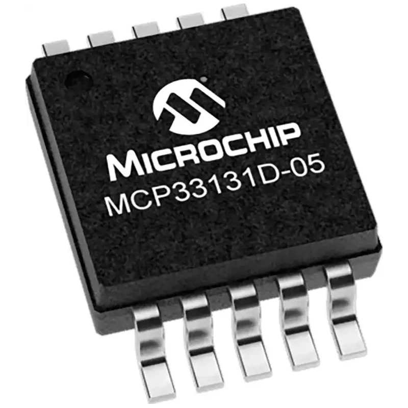 Microchip 16-bit Analog-to-Digital Converter 500ksps, 10-Pin MSOP MCP33131D-05-E/MS