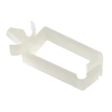 HellermannTyton Natural Polyamide 66 Cable Clip, 20 mm Max Bundle Diameter, Push-in Fixing, 15mm 151-75209 WPC20-PA66-NA