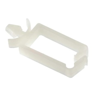 HellermannTyton Natural Polyamide 66 Cable Clip, 20 mm Max Bundle Diameter, Push-in Fixing, 15mm 151-75209 WPC20-PA66-NA
