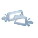 HellermannTyton Natural Polyamide 66 Cable Clip, 20 mm Max Bundle Diameter, Push-in Fixing, 15mm 151-75209 WPC20-PA66-NA
