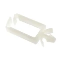 HellermannTyton Natural Polyamide 66 Cable Clip, 20 mm Max Bundle Diameter, Push-in Fixing, 15mm 151-75209 WPC20-PA66-NA
