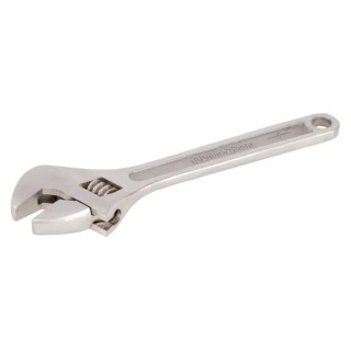 Bahco Adjustable Wrench 18 mm Jaw Capacity, 150 mm Overall Length, Stainless Steel Metal Handle SS001-150