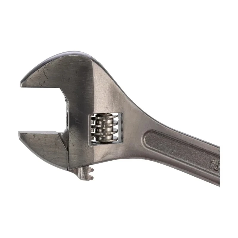 Bahco Adjustable Wrench 18 mm Jaw Capacity, 150 mm Overall Length, Stainless Steel Metal Handle SS001-150