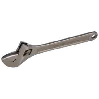 Bahco Adjustable Spanner, 24 mm Jaw Capacity, 200 mm Overall Length, Chrome Finish, Steel Handle SS001-200