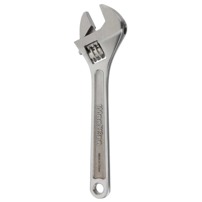 Bahco Adjustable Spanner Wrench with 13 mm Jaw Capacity, 100mm Overall Length, Chrome Steel Metal Handle SS001-100