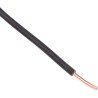 RS PRO Black Hook Up Wire 13 AWG, 1/1.78 mm Core Strands, 100 m Length, Polyvinyl Chloride Jacket 359-065