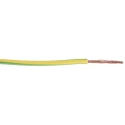 RS PRO Yellow Green Hook Up Wire 13 AWG 7x0.67 mm Stranded Annealed Copper PVC Insulated 100 m 600 V BR Series 359-122