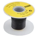 RS PRO Black Hook Up Wire, 30 AWG, 1 x 0.25 mm Core Strands, 100 m Length, Ethylene Tetrafluoroethylene Jacket 359-857