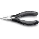 Knipex 1-Piece Long Nose Plier Round Tip 115mm Overall Length, 22.5mm Jaw ESD Safe 35 22 115 ESD