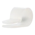 HellermannTyton Polyamide P-Clip with 11 mm Closed Inside Diameter, Natural Colour, 4.2 mm Mounting 211-60069 H6P-PA66-NA