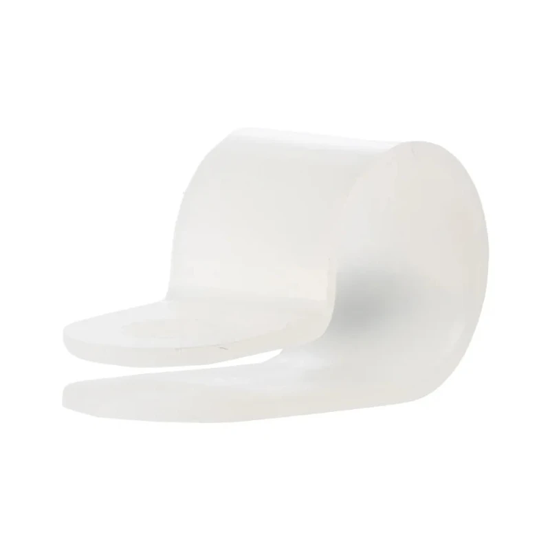 HellermannTyton Polyamide P-Clip with 11 mm Closed Inside Diameter, Natural Colour, 4.2 mm Mounting 211-60069 H6P-PA66-NA
