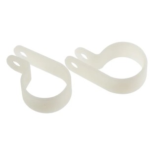 HellermannTyton 19 mm ID Natural Polyamide P-Clip 211-60119 H11P-PA66-NA