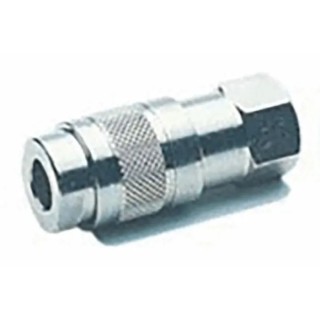 RS PRO Brass Quick Air Coupling 3/8 in Female BSP Thread Size 12mm Hose Barb, Nickel Plated, 25 Bar Maximum Pressure 187-8785