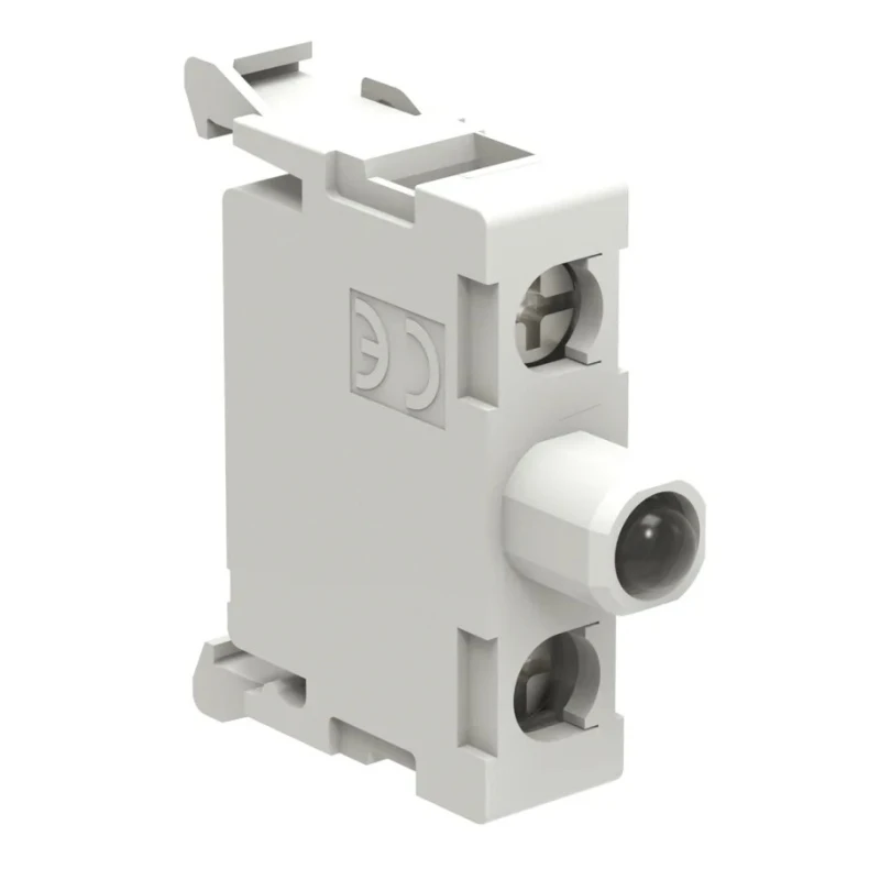 Lovato Electric Push Button Accessory Illuminated Contact Block LPXLPBM6 with Multi-Voltage Steady Light LPXLPBM6