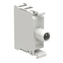 Lovato Electric Push Button Accessory Illuminated Contact Block , Rated Frequency 50-60Hz, Operating Temperature -25 LPXLPE5