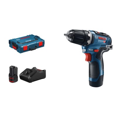 Bosch Cordless Drill Driver Brushless Motor 12 V 3Ah Battery Torque 35Nm Speeds 0, 460, 1750 rpm Type C EU Plug 06019H8002